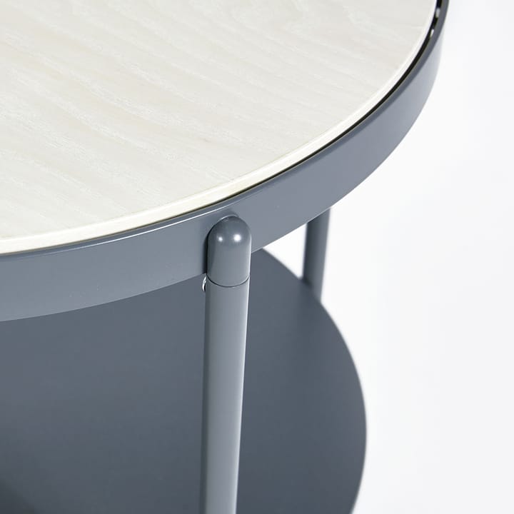 Table d'appoint Lene - blanc, haut, placage de hêtre pigmenté blanc - SMD Design