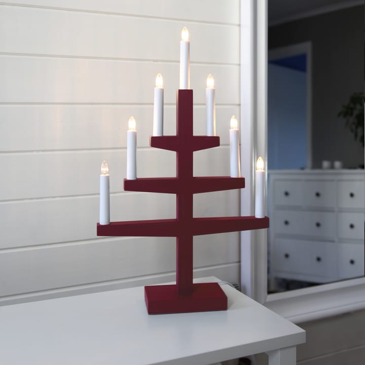 Chandelier Trapp 54 cm - rouge - Star Trading