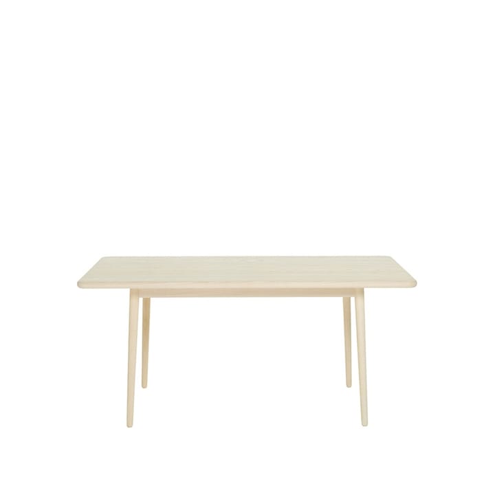Table Miss Holly 175x100 + 2 rallonges 2x50 cm - bouleau laqué mat clair - Stolab