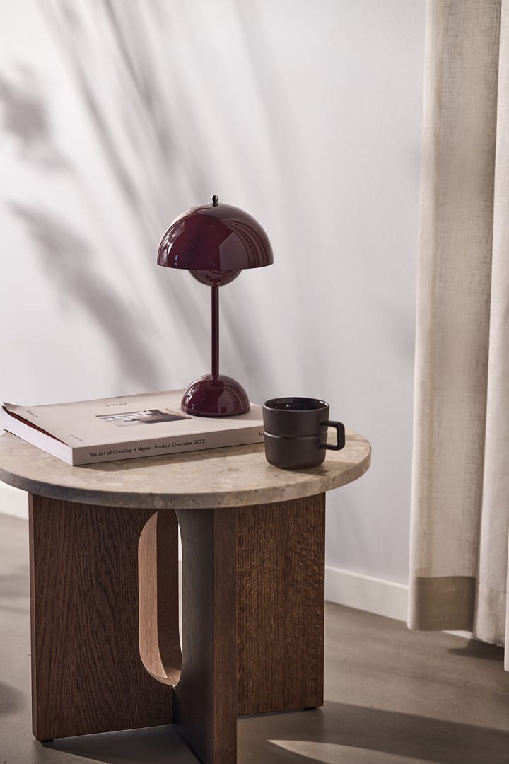 Lampe de table Flowerpot portable VP9 - Dark plum - &Tradition