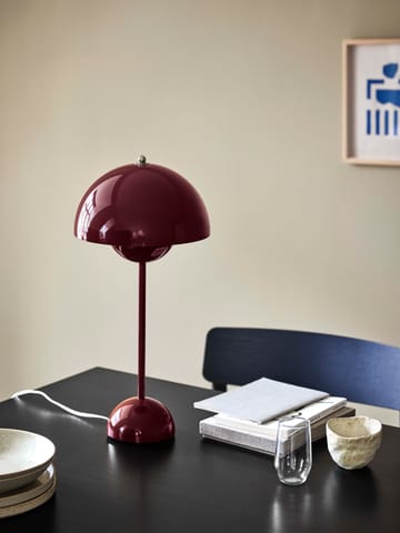 Lampe de table FlowerPot VP3 - Dark plum - &Tradition