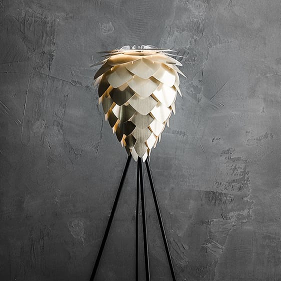 Lampe Conia laiton brossé - Ø 30 cm - Umage