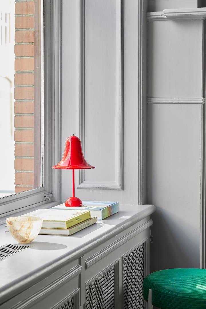Lampe de table Pantop portable 30 cm - Bright Red - Verpan