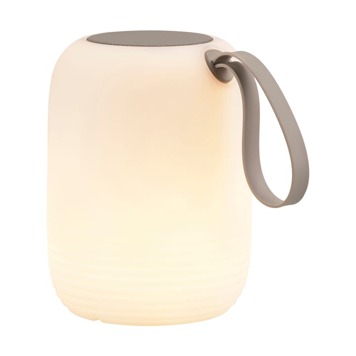Lampe LED avec haut-parleur Hav portable Ø12,5 cm - White-sand - Villa Collection