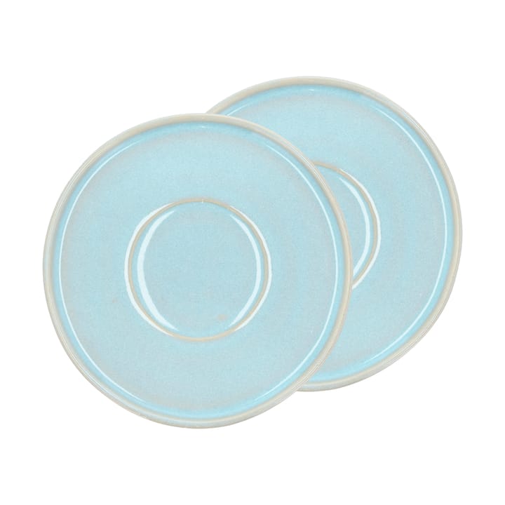 Soucoupe pour tasse à thé Styles Ø13 cm lot de 2 - Light blue - Villa Collection