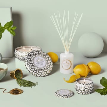 Bougie parfumée Maison Blanc Mini Tin 25 heures - Moroccan Mint Tea - Voluspa