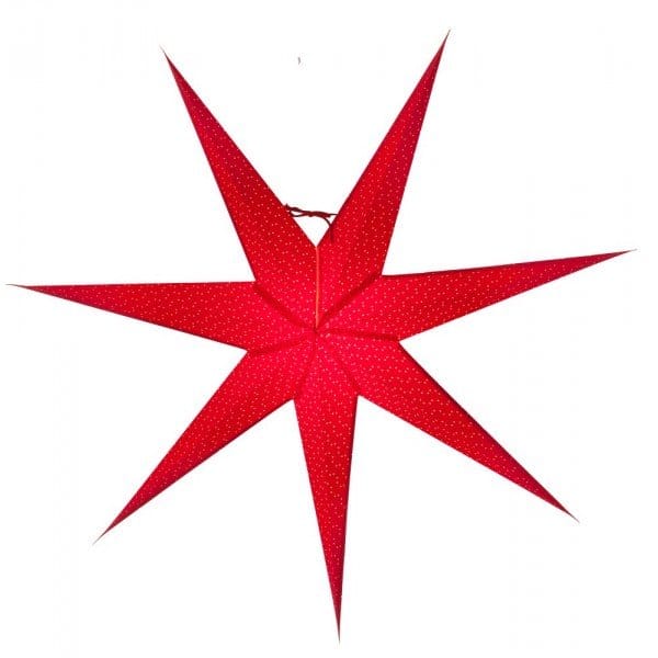 �Étoile de Noël Aino slim rouge - 80 cm - Watt & Veke